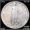 Image 1 : 1916 Standing Liberty Quarter LIGHTLY CIRCULATED