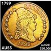 Image 1 : 1799 Capped Bust $10 Gold Eagle CHOICE AU