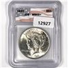Image 1 : 1922 Silver Peace Dollar ICG-MS65+