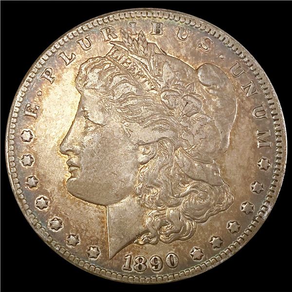 1890-CC Morgan Silver Dollar LIGHTLY CIRCULATED