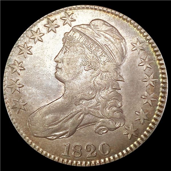 1820 Capped Bust Half Dollar LIGHTLY CIRCULATED