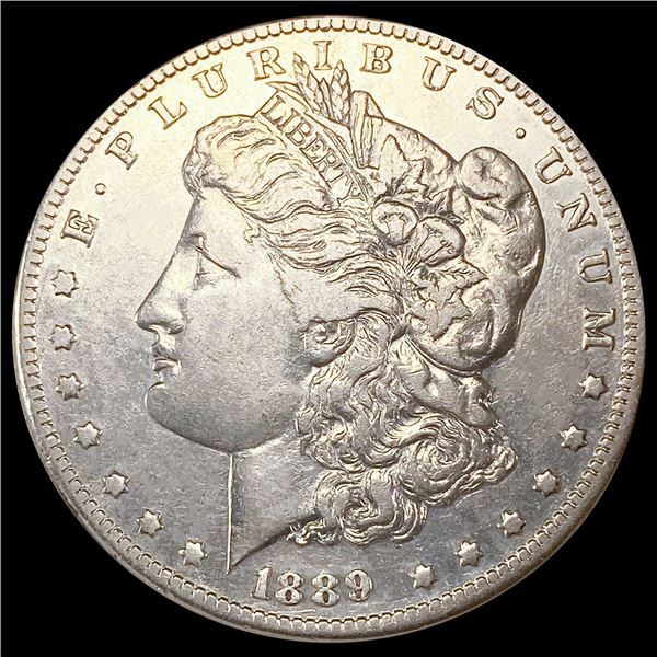 1889-CC Morgan Silver Dollar ABOUT UNCIRCULATED