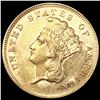 Image 1 : 1878 $3 Gold Piece UNCIRCULATED