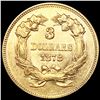 Image 2 : 1878 $3 Gold Piece UNCIRCULATED