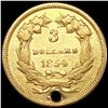Image 2 : 1854 $3 Gold Piece NICELY CIRCULATED