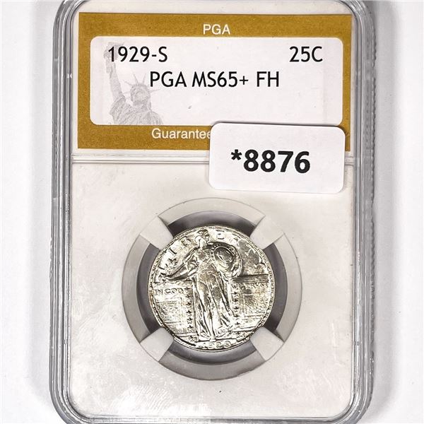 1929-S Standing Liberty Quarter PGA-MS65+ FH