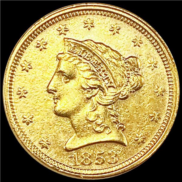 1853 $2.50 Gold Quarter Eagle UNCIRCULATED