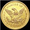 Image 2 : 1853 $2.50 Gold Quarter Eagle UNCIRCULATED