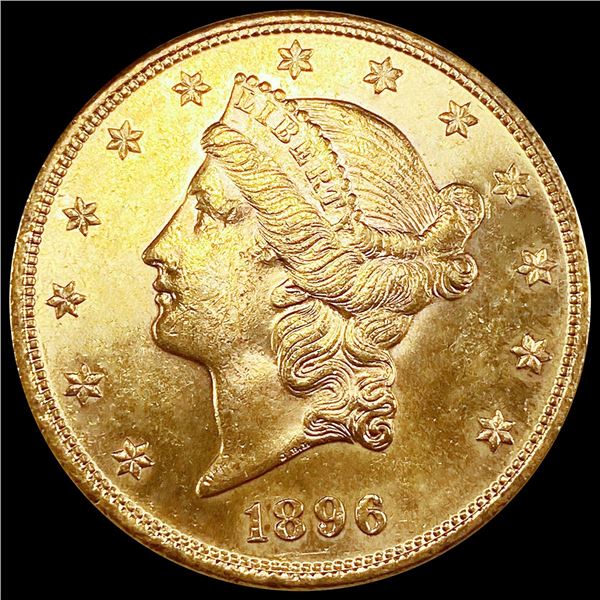 1896 $20 Gold Double Eagle UNCIRCULATED