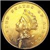 1854 Ty 2 Rare Gold Dollar UNCIRCULATED