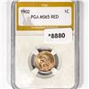 1902 Indian Head Cent PGA-MS65 RED