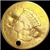 1860-S $3 Gold Piece NICELY CIRCULATED