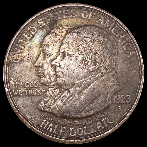 1923-S Monroe Half Dollar LIGHTLY CIRCULATED