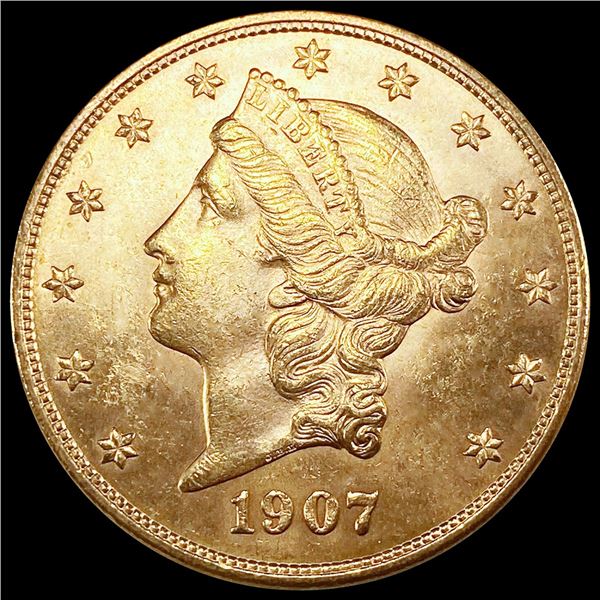 1907-D $20 Gold Double Eagle UNCIRCULATED