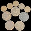 Image 2 : (10) Misc Cents NICELY CIRCULATED