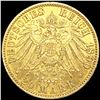 Image 2 : 1890 German Prussia Gold 20 Mark UNCIRCULATED