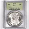 1887 Morgan Silver Dollar PCGS-M64