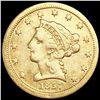 1857-S $2.50 Gold Quarter Eagle NICELY CIRCULATED