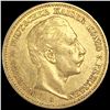 1893 Germany Prussia Gold 20 Mark UNCIRCULATED