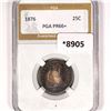 1876 Seated Liberty Quarter PGA-PR66+