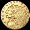 Image 1 : 1913 $2.50 Gold Quarter Eagle CLOSELY