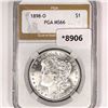 1898-O Morgan Silver Dollar PGA-MS66