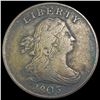 Image 1 : 1803 Draped Bust Half Cent NICELY CIRCULATED