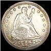Image 1 : 1853 Arrows & Rays Seated Lib Quarter CLOSELY UNC