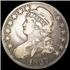 Image 1 : 1827 Sq 2 Capped Bust Half Dollar NICELY CIRC