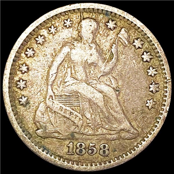 1858-O Seated Liberty Half Dime LIGHTLY
