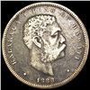 Image 1 : 1883 Kingdom of Hawaii Half Dollar NICELY CIRC