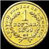 Image 2 : 1849 Rare Gold Dollar NEARLY UNCIRCULATED