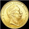 Image 1 : 1910 German Austria Gold 20 Mark UNCIRCULATED