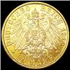 Image 2 : 1910 German Austria Gold 20 Mark UNCIRCULATED