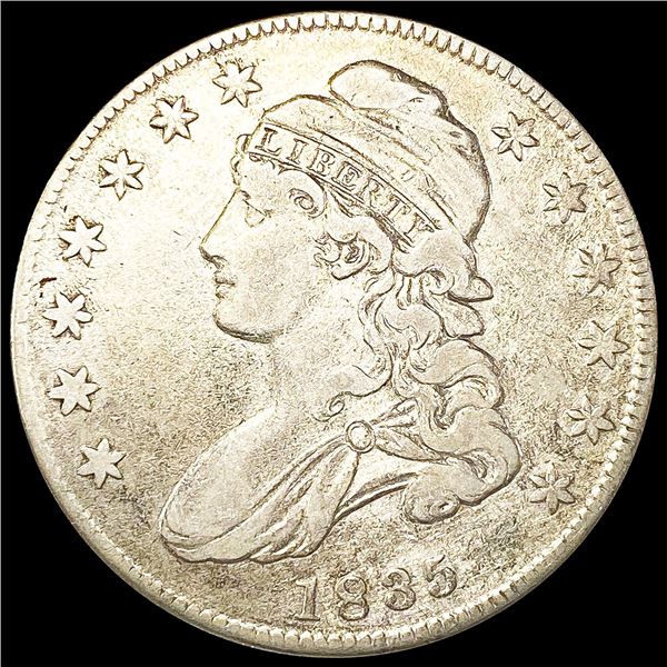 1835 Capped Bust Half Dollar NICELY CIRCULATED