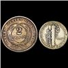 Image 2 : (2) Misc Coins LIGHTLY CIRCULATED