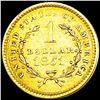Image 2 : 1851 Rare Gold Dollar UNCIRCULATED