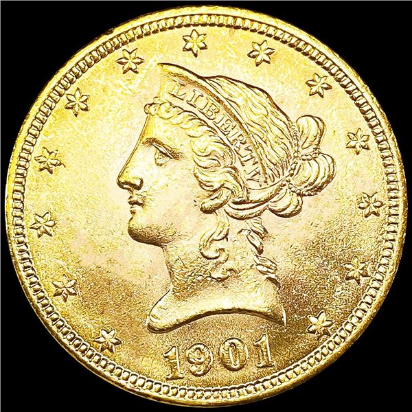 1901 $10 Gold Eagle UNCIRCULATED