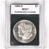 1886-S Morgan Silver Dollar GG-MS67