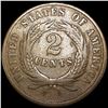 Image 2 : 1869 Two Cent Piece LIGHTLY CIRCULATED