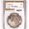 1921-D Morgan Silver Dollar PGA-MS64+