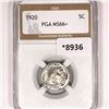 1920 Buffalo Nickel PGA-MS66+