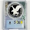Image 2 : 2022-W American Silver Eagle PCGS-PR70 DCAM, 1st Day of Issue