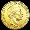1896 German Austria Gold 20 Mark UNCIRCULATED