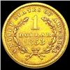 Image 2 : 1853 Rare Gold Dollar CLOSELY UNCIRCULATED