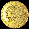 Image 1 : 1909 $2.50 Gold Quarter Eagle UNCIRCULATED