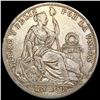 Image 1 : 1926 Peru Silver 1 Sol LIGHTLY CIRCULATED