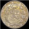 Image 2 : 1926 Peru Silver 1 Sol LIGHTLY CIRCULATED