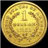 Image 2 : 1851 Rare Gold Dollar UNCIRCULATED