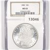 Image 1 : 1882 Morgan Silver Dollar NGC-MS65